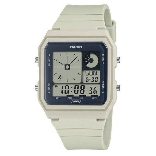 Casio Unisex Ivory LC Analog Digital Watch LF20W-8A