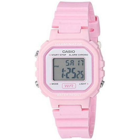 Casio Women's Digital Casual Watch, Pink/White LA20WH-4A1